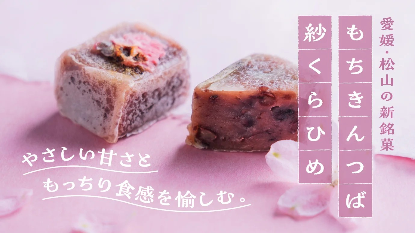 愛媛・松山の新銘菓「もちきんつば 紗くらひめ」新登場